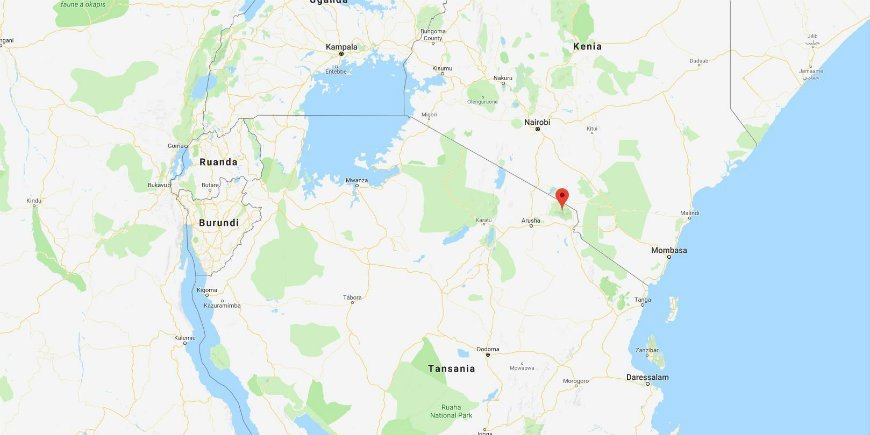 Kilimandscharo Karte