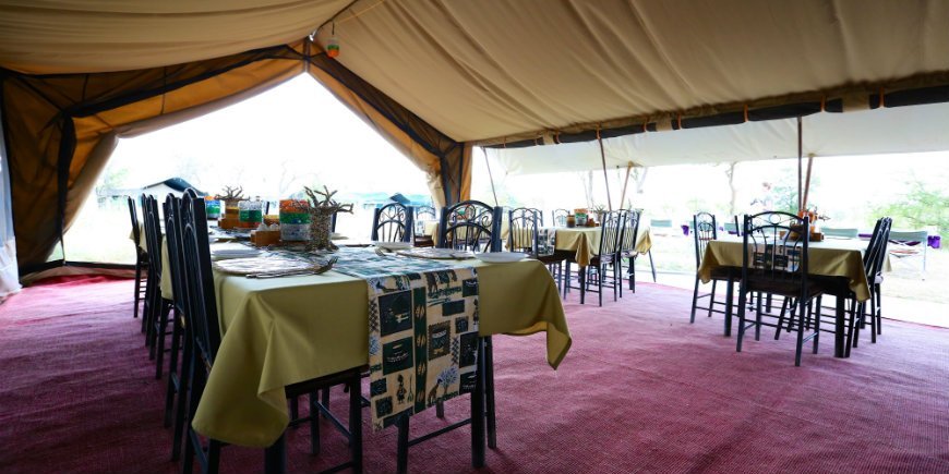 Serengeti Wild Camp Essenszelt