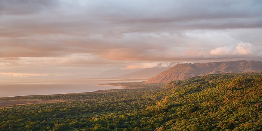 Die Aussicht auf den Lake Manyara