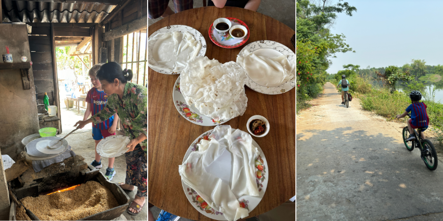 Wir probieren die traditionellen Gerichte