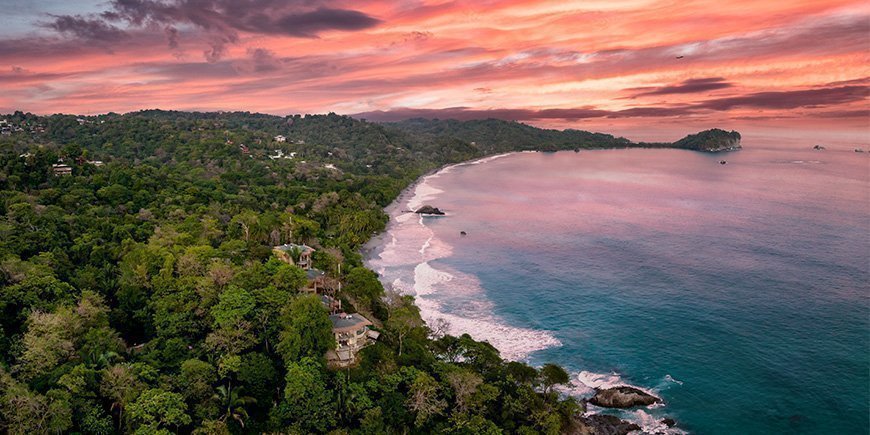 Sonnenuntergang über Manuel Antonio