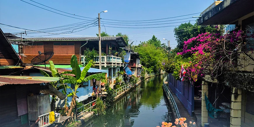 Die Wasserstraßen von Bangkok