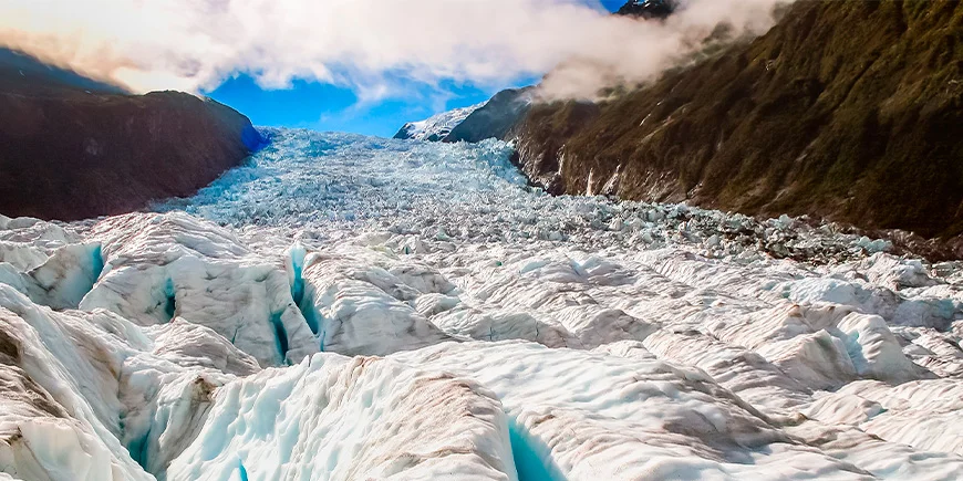 Der Franz-Josef-Gletscher in Neuseeland