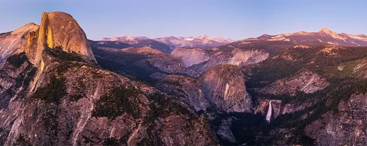Panoramablick vom Yosemite National Park