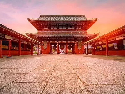 Tempel Sensō-ji in Asakusa, Tokio
