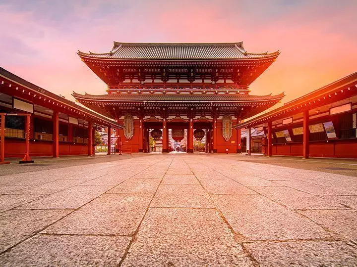 Tempel Sensō-ji in Asakusa, Tokio
