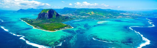 Überblick über das tropische Mauritius