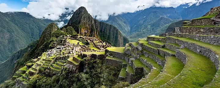 Aussicht auf Machu Picchu in Peru