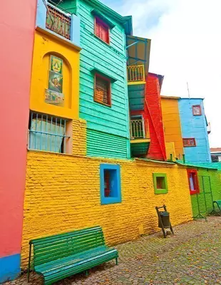 Viertel La Boca, Buenos Aires, Argentinien