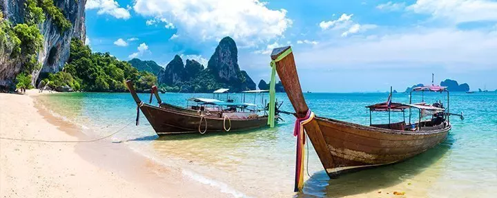Railey Beach bei Krabi, Thailand